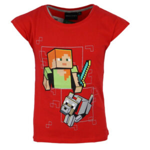 Minecraft barn t-shirt, topp 6 år