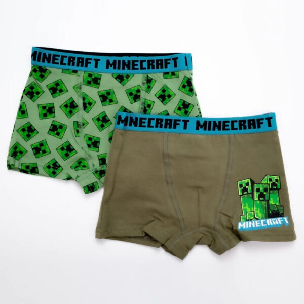 Minecraft barnboxershorts 2-pack 10 år