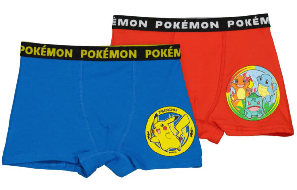 Pokémon barnboxershorts 2-pack 8 år