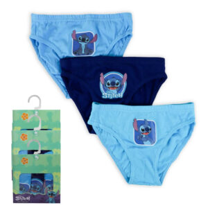 Disney Lilo and Stitch blå barnkalsonger, 3-pack 6–8 år / 116–128 cm