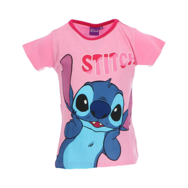 Disney Lilo and Stitch kortärmad t-shirt, ljusrosa, 4 år / 104 cm