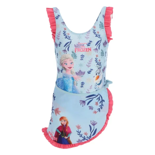 Disney Frozen Frolic baddräkt och sarong för barn 5-6 år / 110-116 cm - Bild 2