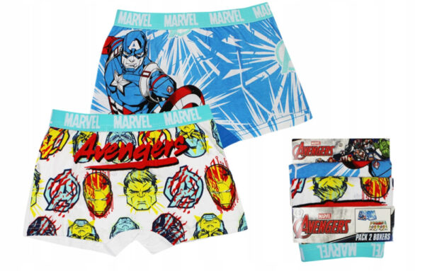 Avengers boxershorts för barn 2-pack 9/10 år