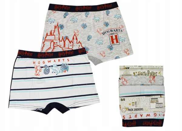 Harry Potter barnboxershorts 2-pack 6/8 år