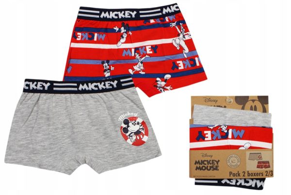 Disney Mickey barnboxershorts 2-pack 6–8 år