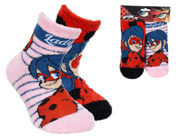 Miraculous Ladybug barn tjocka halksockor storlek 27/30