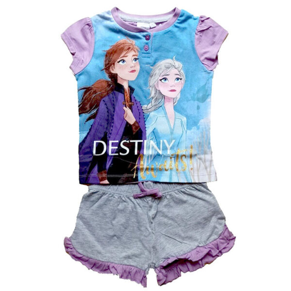 Disney Frost Pyjamas Barn – Kort Pyjamas i 100% Bomull 128 cm
