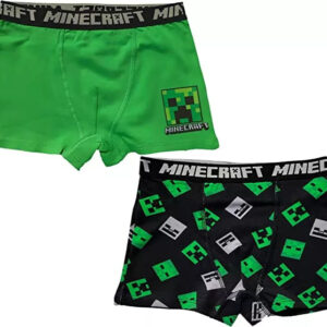 Minecraft barnboxershorts 2-pack, 10 år