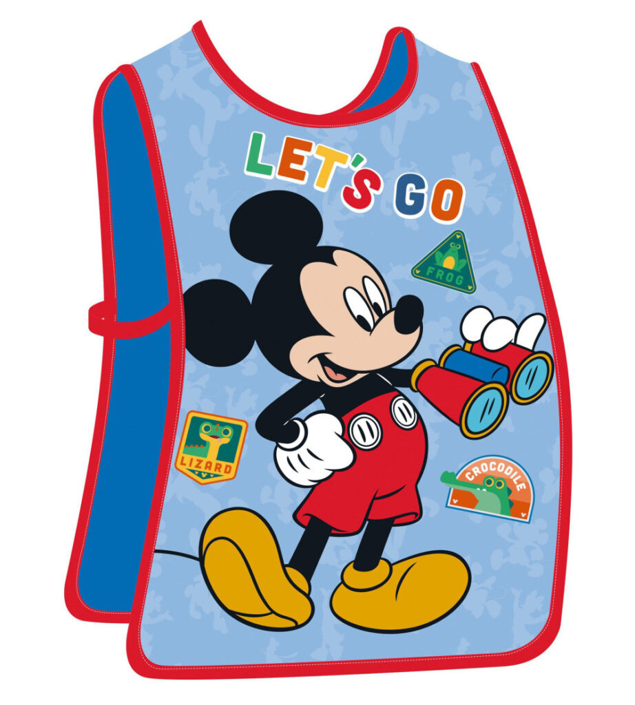 Disney Mickey Let's Go målarförkläde för barn