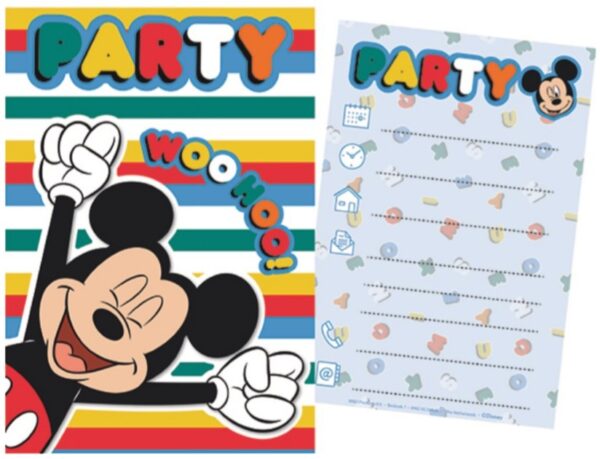 Disney Musse Pigg Festinbjudan