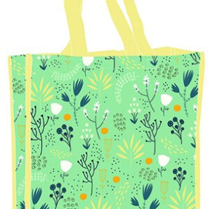 Flower Green shoppingväska 34 cm