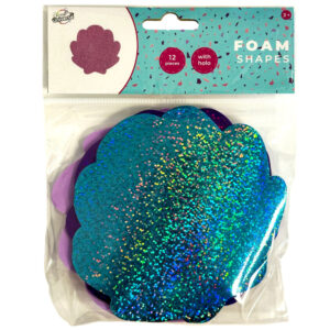 Colour Shell holografiska skumfigurer 12 st