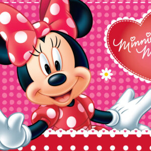 Disney Mimmi Pigg Blommor Bordstablett 43x28 cm