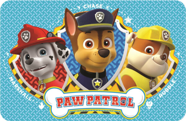 Paw Patrol Trio bordsunderlägg 43x28 cm