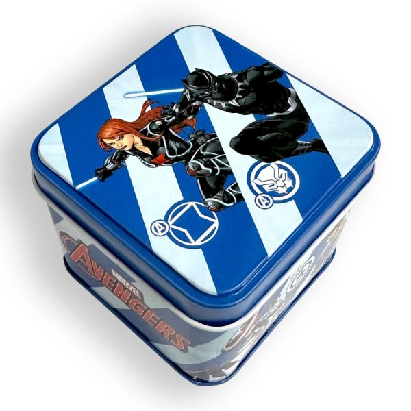 Marvel Avengers miniförvaringsburk i metall 7,5 cm