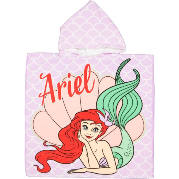 Disney Princess Ariel strandhandduk poncho 60x120 cm