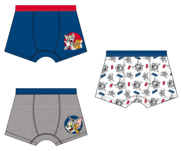 Tom och Jerry barnboxershorts 3-pack 122/128 cm
