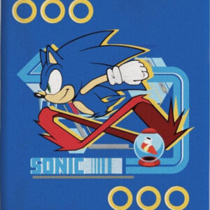 Sonic the Hedgehog fleecefilt 100x140 cm