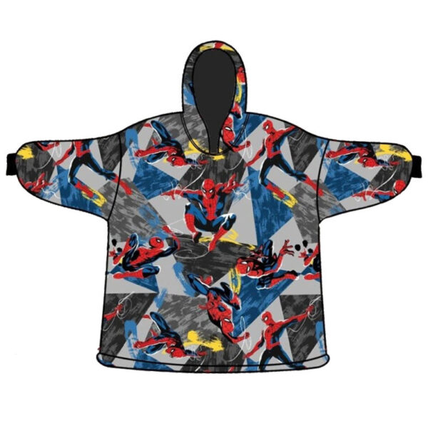 Spindelmannen fleecefilt poncho