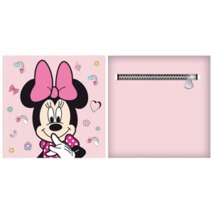 Disney Mimmi Pigg kudde, dekorativ kudde med avtagbart överdrag 35x35 cm sammet