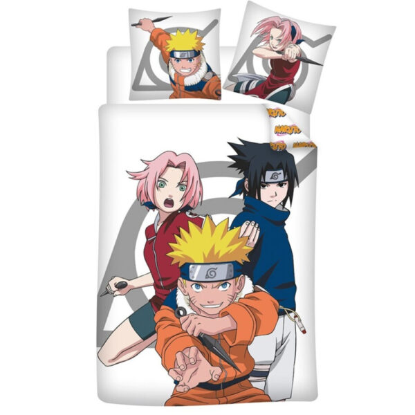 Naruto Ninja påslakanset / bäddset 140x200 cm, örngott 65x65 cm