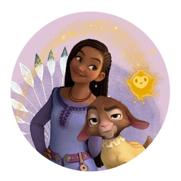 Disney Wish formad kudde, dekorationskudde 34x34 cm