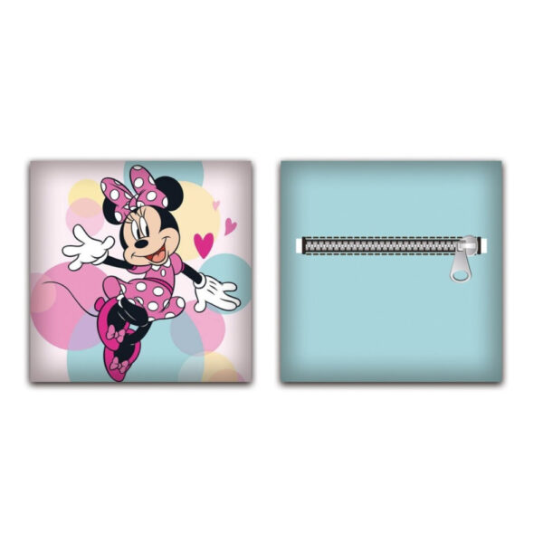 Disney Minnie Bubble dekorativ kudde med avtagbart överdrag 35x35 cm Velour