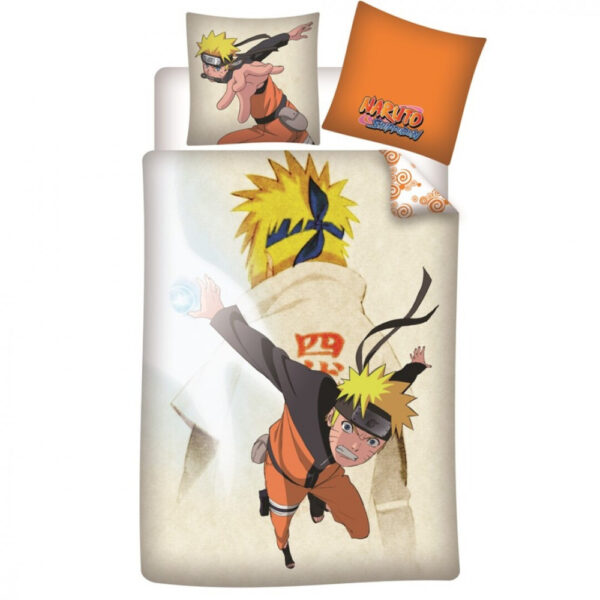Naruto Ninja Dreams påslakanset / bäddset 140x200 cm, örngott 65x65 cm bomull