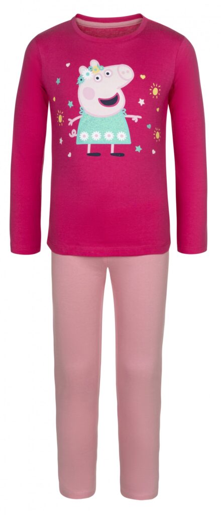 Greta Gris barnpyjamas lång 98-116 cm