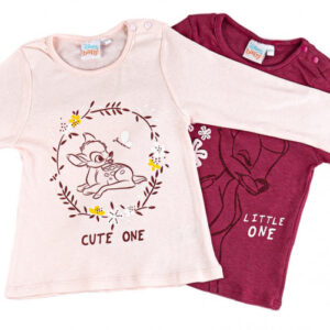 Disney Bambi baby t-shirt, set med 2 toppar, 74/80 cm