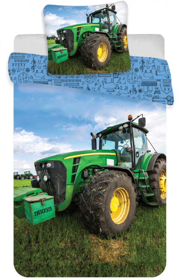 Traktor Barnbäddset 100x135 cm, 40x60 cm