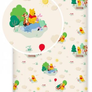 Disney Winnie the Pooh Play påslakan med resår 90x200 cm