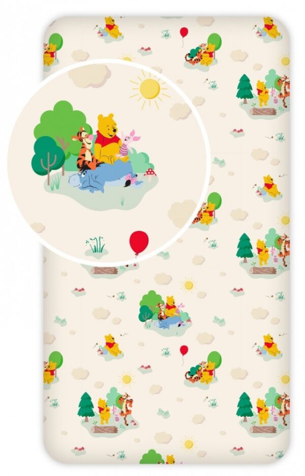 Disney Winnie the Pooh Spännlakan 90x200 cm