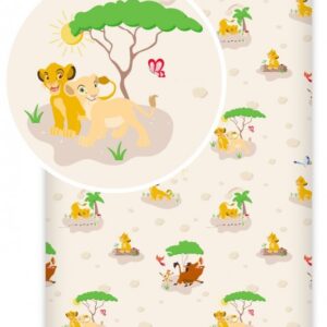 Disney The Lion King Trees påslakan med resår 90x200 cm