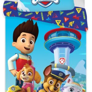Paw Patrol barns påslakan 100x135 cm, örngott 40x60 cm
