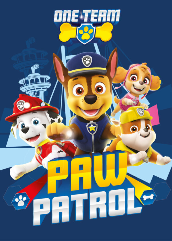 Paw Patrol fleecefilt 100 x 140 cm