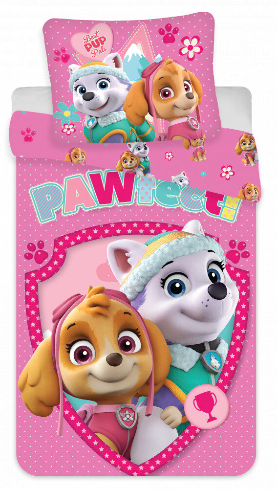 Paw Patrol Pawfect barnsängkläder 100x135 cm, 40x60 cm