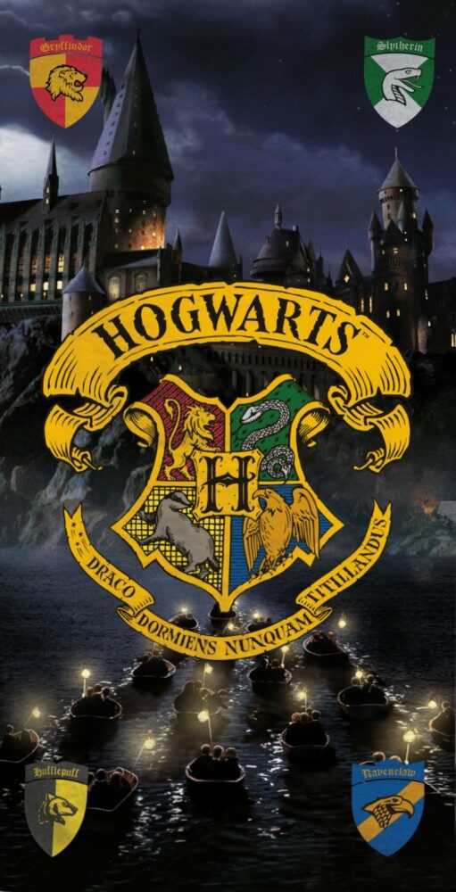 Harry Potter badhandduk, strandhandduk 70x140 cm