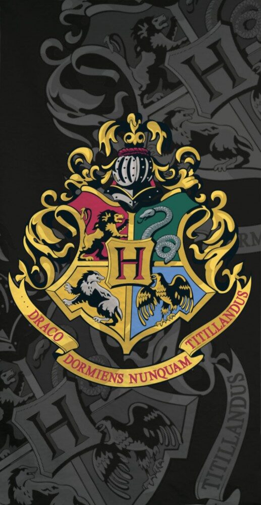 Harry Potter badhandduk, strandhandduk 70 x 140 cm