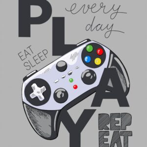 Gamer polarpläd 100x140 cm