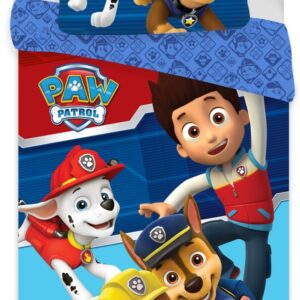 Paw Patrol mikrofiber påslakan set 140x200 cm, 70x90 cm
