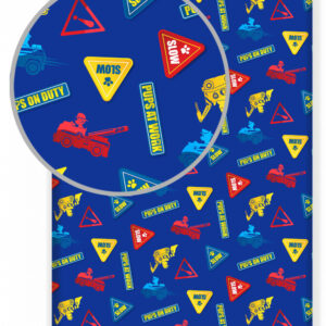 Paw Patrol påslakan med resår 90x200 cm