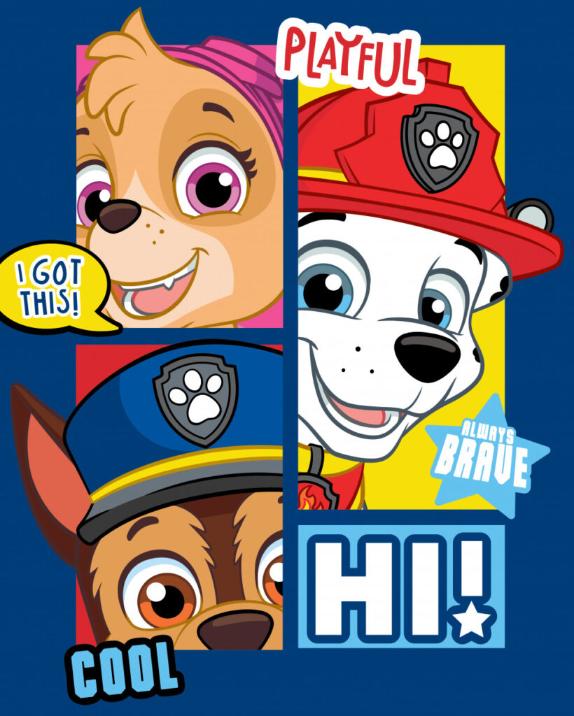 Paw Patrol fleecefilt 100x140 cm