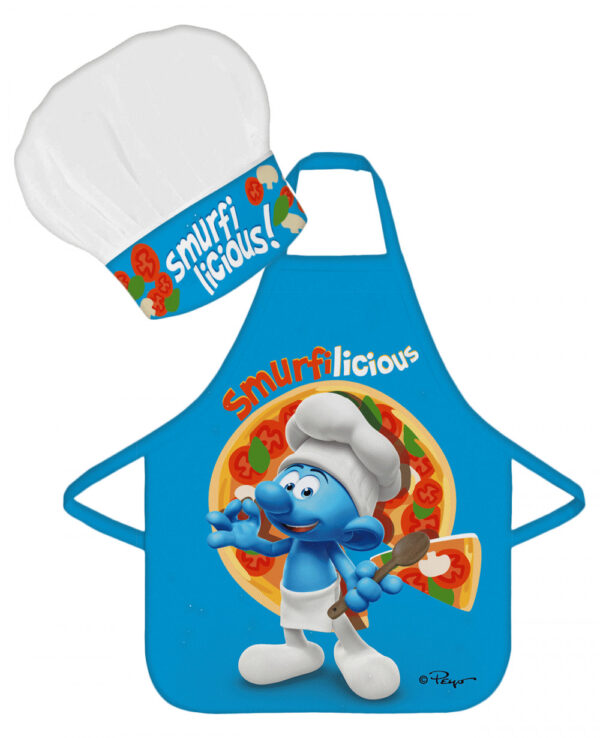 Smurfs Smurfilicious barnförkläde 2-delat set