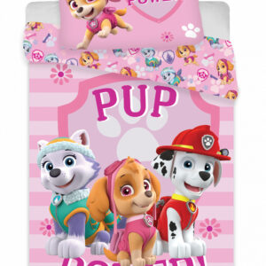 Paw Patrol påslakanset 140x200 cm, 70x90 cm mikrofiber