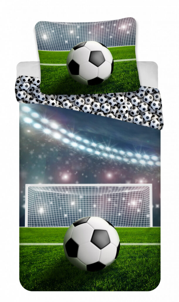 Fotboll barnbäddset 100x135 cm, 40x60 cm