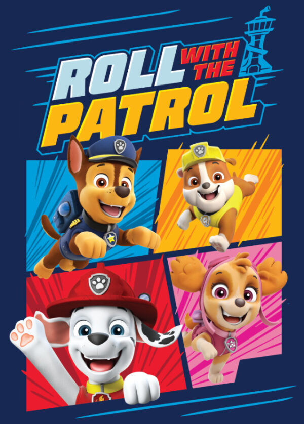 Paw Patrol Roll fleecefilt 100x140 cm