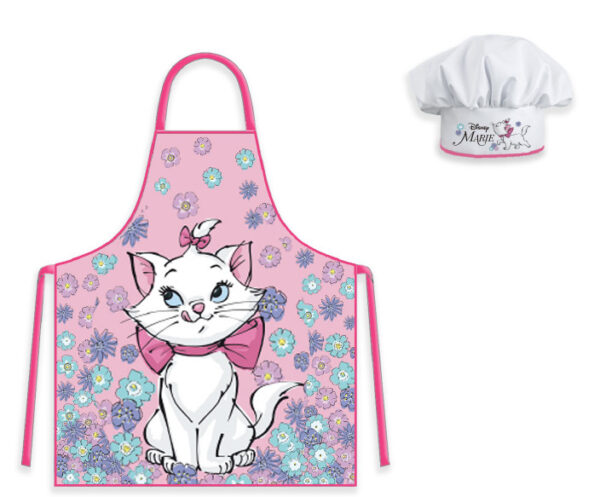 Disney Marie Förklädeset med Blommotiv för Barn, 2 delar