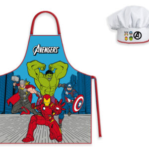 Avengers Classic Comic Style Barnförkläde 2-delset