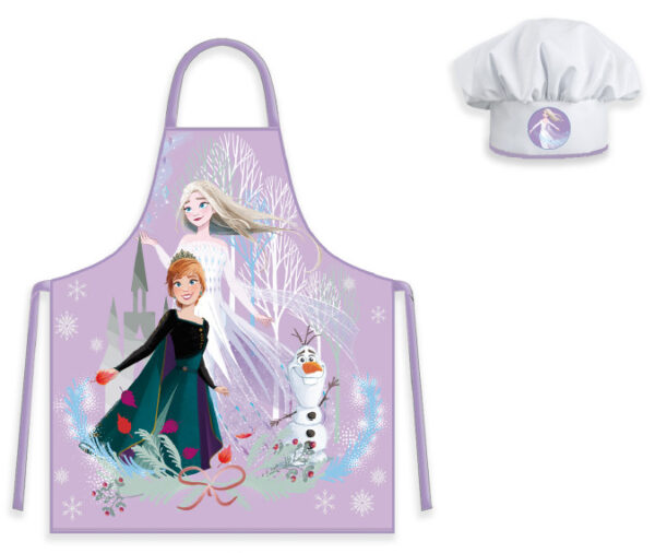 Disney Frozen lila höstförklädesset för barn, 2 delar